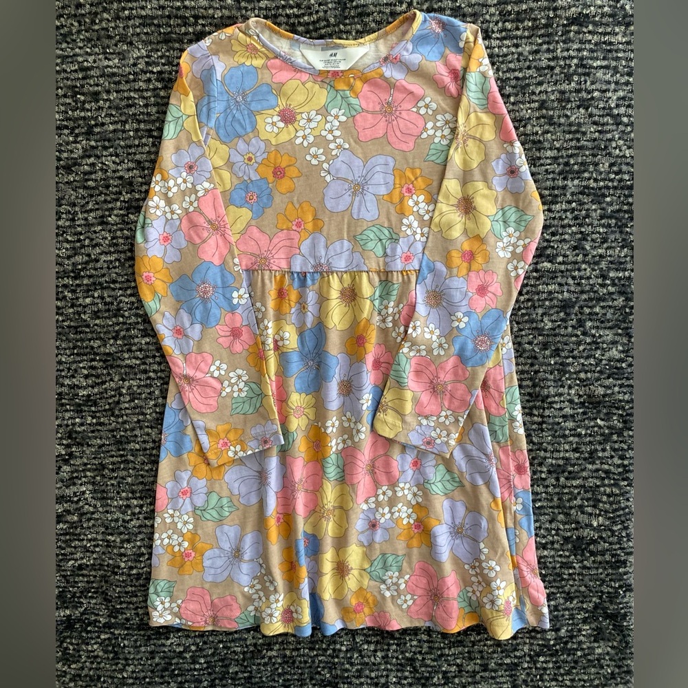 H&M pastel flowers dress